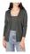 Väst - cardigan Essentials - AE18910850-CH-2X - Amazon Cardigan lätt med V-hals (Storlek Stort Tillgänglig) Kvinna