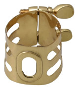 HA~Saxofon Ligatur Lock 29mm Dia Tenorsaxofon Ligatur För Bakelit Metall Munstycken Gyllene