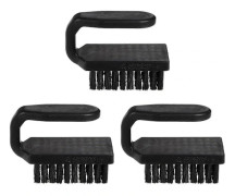 HA~3-pack antistatisk rengöringsborste U-handtag 20x32mm PV-plast ledande borst antistatisk ESD-borste för rengöring av tangentbord