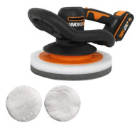 Trådlös Orbital Polermaskin WORX WX856 20V - Kraftfull Motor, Ergonomisk Design