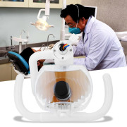 50W Fyrkantig Halogen Dental Kalljus Oral Lampa för Tandläkarstol Plattform