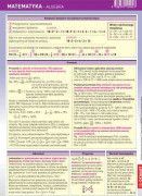 Matematik - Algebra. Dubbelsidigt mini-fusklapp. Demart