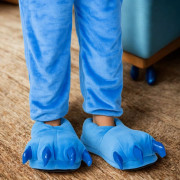 Mjuka barntofflor Paws Stitch 3D Blå med klor 27-32