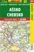 Assko, Chebsko. Turistkarta 405. Shocart