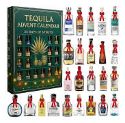 Tequila Adventskalender, 24 dagar av spritdrycker, Adventskalender 2025, Varje lucka öppnar en ny överraskning, Tequila 24-dagars nedräkning, Julnedräkning 1 st