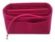 Handväska Organizer Insats Filtväska Handväska Tote Organizer Formare för Neverfull tote-Perfekt Rose red 30*17*18
