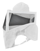 Biodlingshatt Kontraktionsdesign Andningsbart Mesh Vit Kant Biodlare Cowboyhatt för Biodling Jakt Vandring