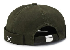 Bomullshatt utan brätte, Skullies, Beanie, Keps, Dam, Hip Hop, Sommarhattar, Vintage, Herr, Ensfärgad, Street, Dom Type 18