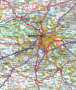 Polen 1:700 000. Vägkarta i fodral. 2025 års upplaga. ExpressMap