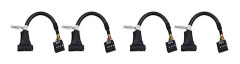 st moderkortsadapterkabel, 19-stifts USB3.0 till 9-stifts USB2.0 hona