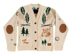 Star Wars Unisex Vuxen Ewok Skog Kofta XXL beige