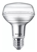 Philips - LED-spotlight - form: R80 - E27 - 4 W (motsvarande 60 W) - klass F - varmt vitt ljus - 2700 K