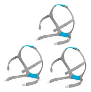 3-pack F30 CPAP Mask Huvudställningsersättning - Justerbar Rem för Bekväm Sömnterapi i Storbritannien