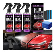 3-delat Högt Skydd 3-i-1 Bilpolish, Kristallbeläggningsspray, Bilpolish, Bilglans