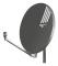Triax ALU SAT-SPEGEL 65CM 40MM FEED / TRIAX FESAT 65HIT SCHIE/GR 350462