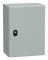 SCHNEIDER ELECTRIC Väggskåp metall S3D, 400 x 300 x 200 mm HxBxD RAL7035 med monteringsplatta, IP66, 1 dörr