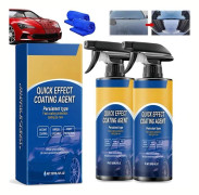 Avancerad snabbverkande bilbeläggningsspray, snabbverkande beläggningsmedel, avancerad snabbverkande bil (2 st)
