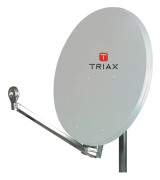 Triax ALU SAT-SPEGEL 78X73CM+CS320 / TRIAX AE 75TWIN-LNB GRÅ 350028