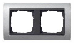 GIRA-evenemang. Produktens färg: Aluminium, Antracit, Design: Skruvlös. Bredd: 90 mm, Höjd: 161,1 mm, Tjocklek: 1,14 cm (021206)