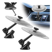 Car Drum & Car Cymbal – Air Vent Mount, 1/2-pack Gold/Silver, Fun Car Accessory Silver 2 pcs Silver 2 pcs