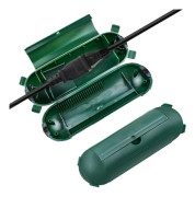 Waterproof Extension Cord Box IP44, Outdoor Safety Box for Protecting Cords and Connections Grön