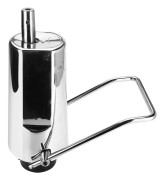 Hydraulisk ersättningspump för frisörstol, 4-skruvsfäste, silver, för salong