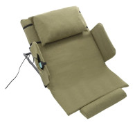Elektrisk ryggstödslyft - Ryggstöd för vårdsäng - Trådbunden fjärrkontroll - Vinkel 2–80° - Max 300 kg - EU-kontakt - 120×73 cm - 2,5 m kabel - Grön