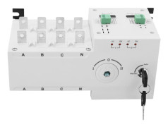 Automatisk nätomkopplare - Mini ATS - 4-polig - 100 A - AC 230 V - Dubbla strömkällor