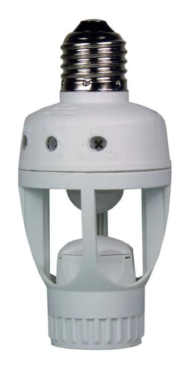 E27-lamphållare med EcoSavers PIR-rörelsesensor