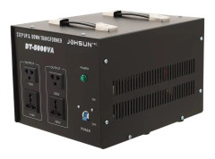 Spänningsomvandlare / Transformator - Steg Upp/Ned - Effekt 5 kW - För 220 V ↔ 110 V - Ringkärna - Svart