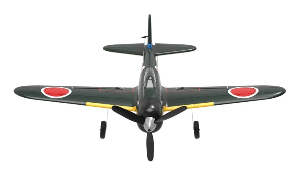 A6M Zero - RC flygplan - 2,4 GHz - 40 cm spännvidd - 2 kanaler - Mode 2 - Räckvidd 200 m+ - För nybörjare - Röd