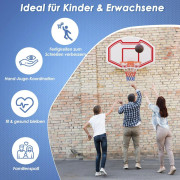 Inomhus mini basketbåge – 45 cm fälg, hållbar ryggbräda