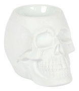 Something Different Keramisk Dödskalle Oljebrännare 11cm x 12cm x 13cm Matt White 11cm x 12cm x 13cm