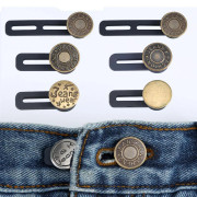 6 st Jeans- och Byxknäppförlängare: Universell midjeexpander för kvinnor och män, omedelbar bältesförlängningslösning 6pcs