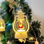 1 st Juldekorationer Present LED Äldre Julstämning Liten Handlykta