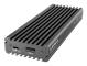 ICY BOX IB-1817MC-C31 - Förvaringslåda - M.2 - M.2 NVMe Card / SATA 6Gb/s - USB-C 3.1 (Gen 2) - grå
