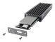 ICY BOX IB-1817MC-C31 - Förvaringslåda - M.2 - M.2 NVMe Card / SATA 6Gb/s - USB-C 3.1 (Gen 2) - grå
