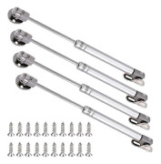 Hydrauliska möbelgasfjädrar, gasfjäder pneumatisk arm med mjuköppnande gångjärn set om 4 (120 N)