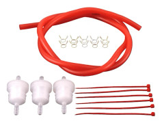 Gula Motorcykel Bensinfilter Linje Fjäderklämmor Klämmor Slang Innerdiameter Motorcykel Olja Bensin Universal Dirt ATV Moped Scooters Pocket Pack Bike