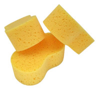 Jumbo Bilsponge 3-pack - Skonsam mot lack, repfri, absorberande, avlägsnar enkelt smuts, rengöring av exteriör och interiör