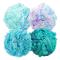 Dusch Loofah Svamp Puff, 75g Exfolierande Kroppsskrubb, Mesh Badpuff Lämplig för Alla, Mjuka och Hudvänliga Badrumstillbehör (4 st)