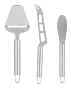 Ostknivset Rostfritt Stål, Smörspatel Bakning Köksredskapsset med Multifunktionell Ostspade Ergonomiskt Handtag, Mellanhård Ost