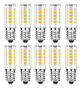 Set med 10 E14 LED-lampor - Varmvitt 3000K - 5W motsvarande 50W glödlampa - 500LM Ej dimbar