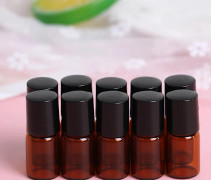 10 st Tomma 2 ml Glas Roll-On Flaska Roll-on Flaskor för Eteriska Oljor Parfym Aromaterapi