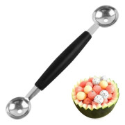 Dubbelsidig Fruktmelonbollske, 2 i 1, 18cm