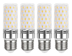 E27 LED-lampa 16W Neutralvit 4000K, 1450LM, 360 graders ljus, E27 100W Halogen Ekvivalent, AC 230V, E27 LED Neutral Lampa, ej dimbar, set om 4