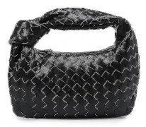 Dam Vävd Handväska i Konstläder, Retro Tote Bag
