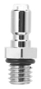For BCD Power Inflator Adapter Chrome Plated Brass Diving Exhaust Valve Nipple Replacement