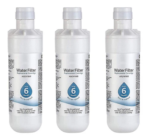 3-pack Ersättning för Kylskåpsvattenfilter LT1000P, för LT1000P3, ADQ74793501 200 Gallon Kylskåp