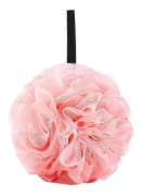 Rosa sjögräsinfuserad bad- och duschloofah-svamp, tvättsvamp (3-pack)